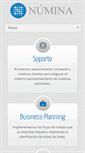 Mobile Screenshot of numina.net.uy